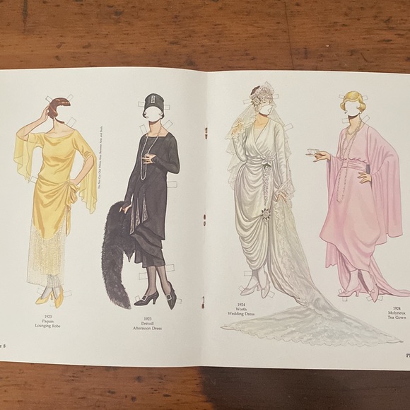 Vintage paper doll book uncut Great Fashion Designs of the 20’s Tom Tierney 1983 - Picture 11 of 16